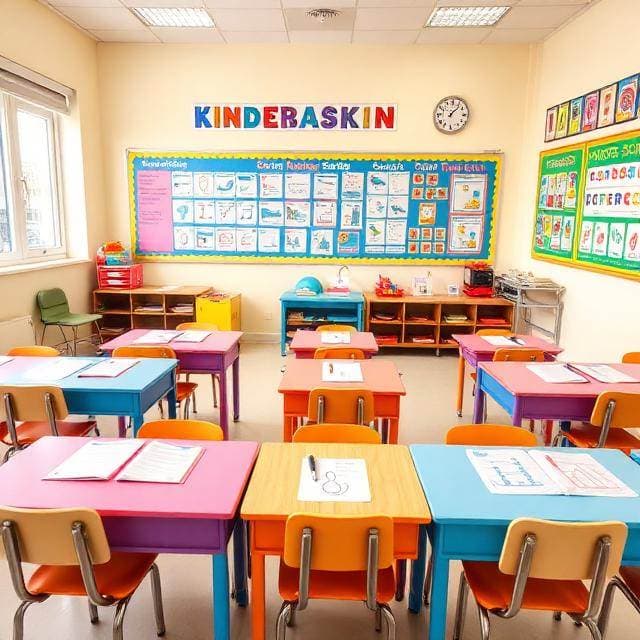 LKG activity space at Kaizen Preschool